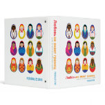 Matroyshka International Nesting Doll Lifebook Vinyl Binders