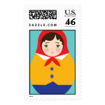 Matroyshka Russian Nesting Dolls - Boy stamps