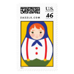 Matroyshka Russian Nesting Dolls - Boy stamps