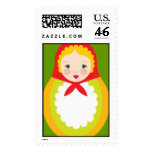 Matroyshka Russian Nesting Dolls stamps