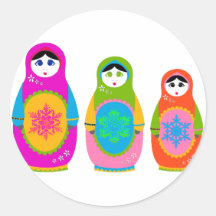 Matryoshka3 Stickers