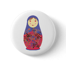 Matryoshka Doll 2 ~ Russian / Babushka Nesting Pins