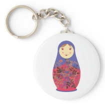 Matryoshka Doll 2 ~ Russian / Babushka Nesting Keychains