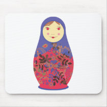 Matryoshka Doll 2 ~ Russian / Babushka Nesting Mousepads
