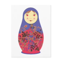 Matryoshka Doll 2 ~ Russian / Babushka Nesting Postcards