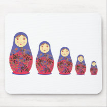 Matryoshka Doll ~ Russian Nesting / Babushka Mousepads