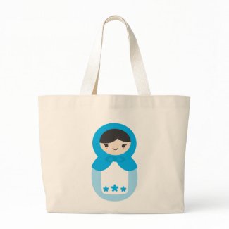 Matryoshka Doll - Sweet Blue bag