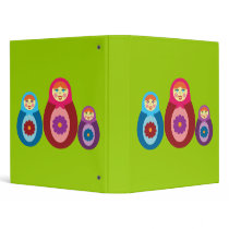 Matryoshka Dolls binders