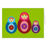 Matryoshka Dolls Card
