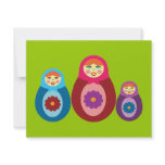 Matryoshka Dolls Custom Announcements