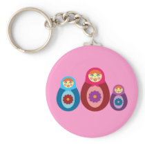 Matryoshka Dolls Key Chain