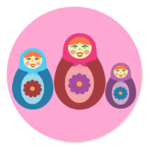 Matryoshka Dolls stickers