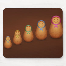 Matryoshka Mouse Mats