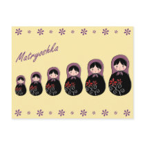 Matryoshka Postcard by Princess_Monkey Matryoshka Postcard
