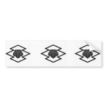 Matsukawa bishi ni Oni zuta, Japan Bumper Stickers