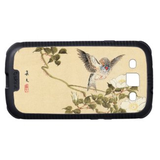 Matsumoto Keibun Bird and Flower Album Zebra Finch Galaxy S3 Case