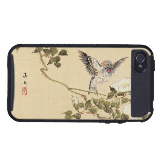 Matsumoto Keibun Bird and Flower Album Zebra Finch iPhone 4 Case