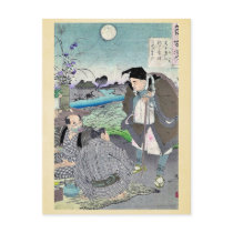 Matsuo Basho by Taiso, Yoshitoshi Ukiyoe Post Cards