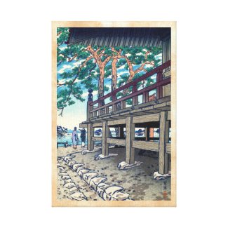 Matsushima Godaido Pagoda Shiro Kasamatsu japan Canvas Print