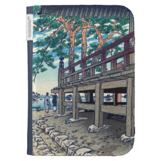 Matsushima Godaido Pagoda Shiro Kasamatsu japan Kindle Case