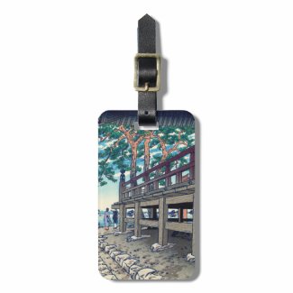 Matsushima Godaido Pagoda Shiro Kasamatsu japan Bag Tags