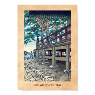 Matsushima Godaido Pagoda Shiro Kasamatsu japan Print