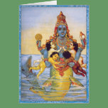 Matsya with the Vedas as Infants cards