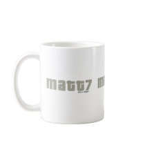 Matt7 -Don't judge Mug