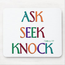Matt 7:7 Customizable Mousepad