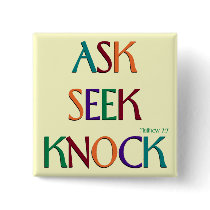 Matt 7:7 customizable pin