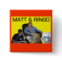 Matt and Ringo Pin buttons