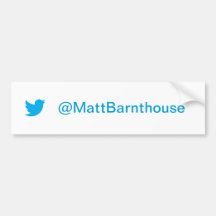Matt Barnthouse Twitter Bumper Sticker