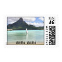 Matt windsurfing., BORA  BORA postage