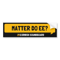 Matter Do Ee? A Cornish Soundboard Sticker Bumper Sticker