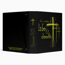 Matter of Life & Death Christian school binder