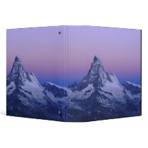 Matterhorn at dawn, Zermatt, Swiss Alps, Vinyl Binders