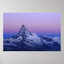 Matterhorn at dawn, Zermatt, Swiss Alps,