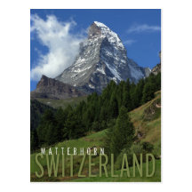 matterhorn in switzerland post cards
