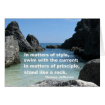 Matters of principle... card
