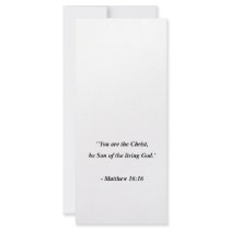 MATTHEW 16:16 rack cards by Christianity MATTHEW 16:16 rack cards