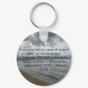 Matthew 17:20 - Motivational Inspirational Quote keychains by christianartist Matthew 17:20 - Motivational Inspirational Quote keychains