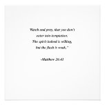 MATTHEW 26:41 INVITES