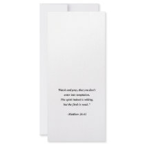 MATTHEW 26:41 rack cards
