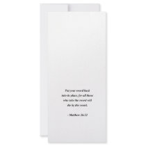 MATTHEW 26:52 rack cards