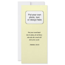 MATTHEW 26:52 rack cards