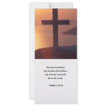 MATTHEW 26:52 rack cards