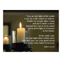 Matthew 5:14-16 Light of the World POSTER posters by RanchLady Matthew 5:14-16 Light of the World POSTER posters