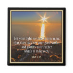 Matthew 5:16 scripture magnet