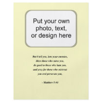 MATTHEW 5:44 flyers