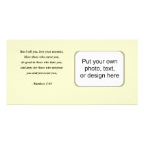 MATTHEW 5:44 photo cards
